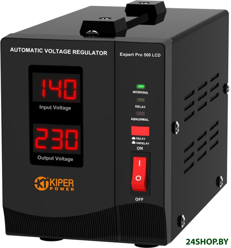 Стабилизатор напряжения Kiper Power Expert Pro 500 LCD Стабилизатор напряжения Kiper Power Expert Pro 500 LCD