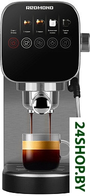 Рожковая кофеварка Redmond CM701 (сталь) Рожковая кофеварка Redmond CM701 (сталь)