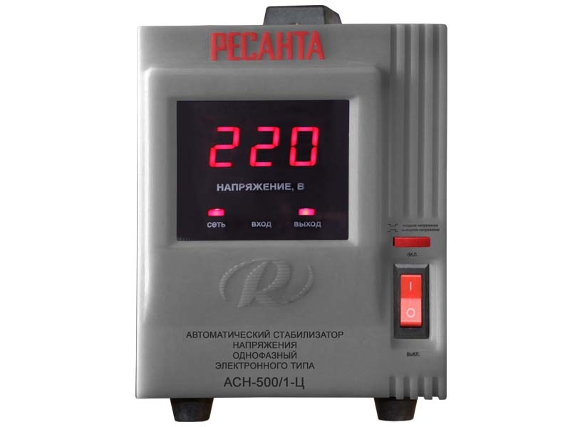 Стабилизатор РЕСАНТА АСН-500/1-Ц Стабилизатор РЕСАНТА АСН-500/1-Ц
