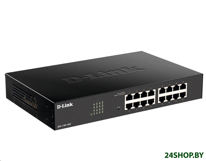 Настраиваемый коммутатор D-Link DGS-1100-16V2/A2A Настраиваемый коммутатор D-Link DGS-1100-16V2/A2A