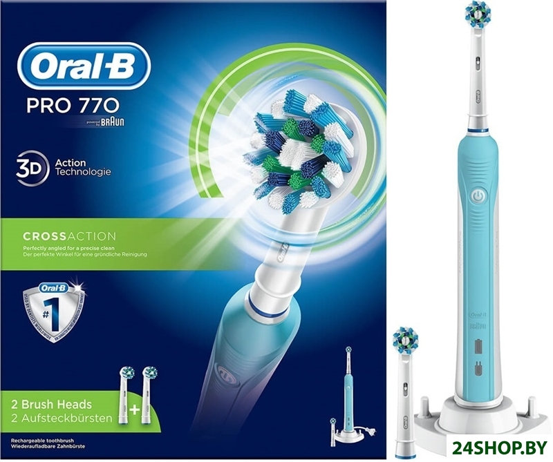 Электрическая зубная щетка Oral-B Pro 770 Cross Action D16.524.U Электрическая зубная щетка Oral-B Pro 770 Cross Action D16.524.U