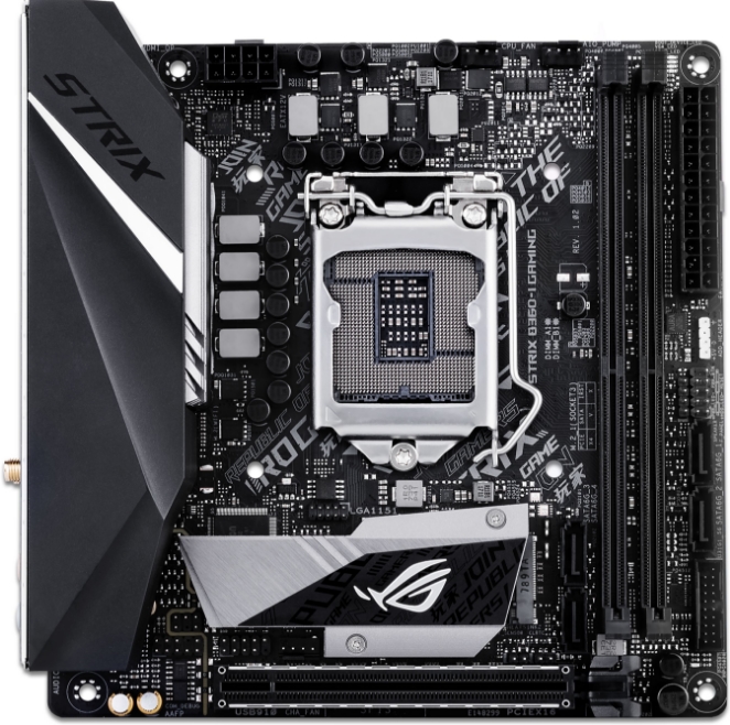 Материнская плата ASUS ROG Strix B360-I Gaming Материнская плата ASUS ROG Strix B360-I Gaming