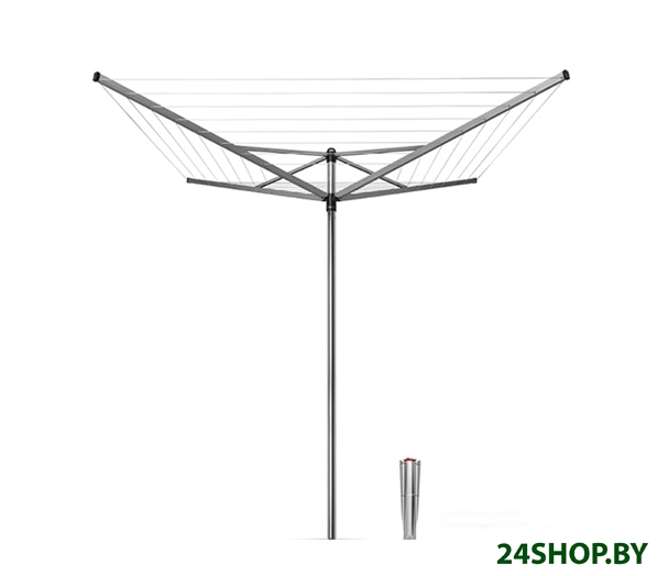 Сушилка для белья Brabantia Topspinner 310744 40 м (серый металлик) Сушилка для белья Brabantia Topspinner 310744 40 м (серый металлик)