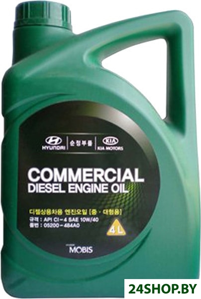 Моторное масло Hyundai/KIA Commercial Diesel CI-4 10W-40 4л Моторное масло Hyundai/KIA Commercial Diesel CI-4 10W-40 4л