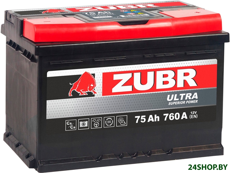 Автомобильный аккумулятор Zubr Ultra R+ (75 А·ч) Автомобильный аккумулятор Zubr Ultra R+ (75 А·ч)