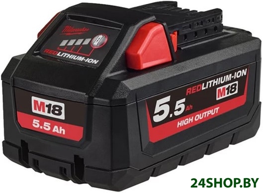 Аккумулятор Milwaukee M18 HB5.5 4932464712 (18В/5.5 Ah) Аккумулятор Milwaukee M18 HB5.5 4932464712 (18В/5.5 Ah)