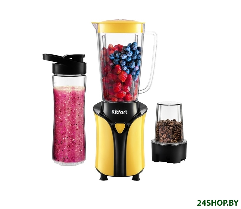 Стационарный блендер KITFORT KT-3034-5 (желтый) Стационарный блендер KITFORT KT-3034-5 (желтый)