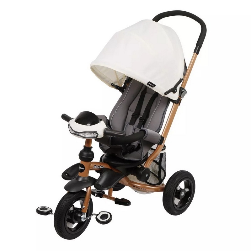 Детский велосипед Moby Kids Stroller trike 10x10 AIR (молочный) Детский велосипед Moby Kids Stroller trike 10x10 AIR (молочный)