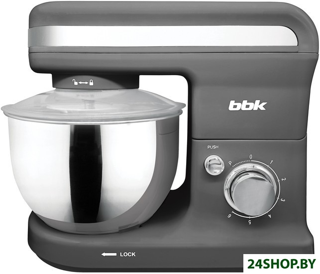 Миксер планетарный BBK KBM1042 (серый) Миксер планетарный BBK KBM1042 (серый)