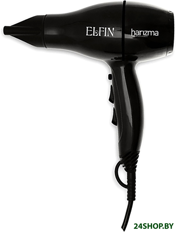 Фен Harizma Elfin 10221-06 (черный) Фен Harizma Elfin 10221-06 (черный)