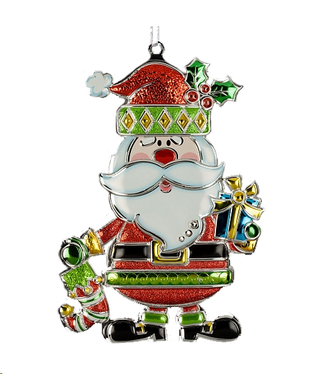 Игрушка Erich Krause Decor Санта с подарочком (47669) Игрушка Erich Krause Decor Санта с подарочком (47669)