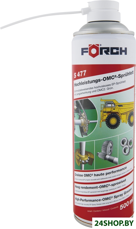 FORCH Высокоэффективная аэрозольная смазка OMC2 S477 500мл 65075610 FORCH Высокоэффективная аэрозольная смазка OMC2 S477 500мл 65075610