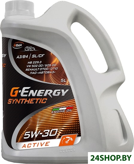 Моторное масло G-Energy Synthetic Active 5W-30 5л Моторное масло G-Energy Synthetic Active 5W-30 5л