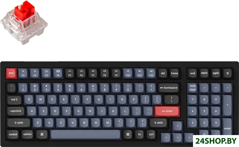 Клавиатура Keychron K4 Pro RGB K4P-H1-RU (Keychron K Pro Red) Клавиатура Keychron K4 Pro RGB K4P-H1-RU (Keychron K Pro Red)