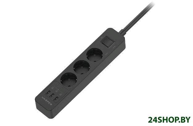 Сетевые фильтры HARPER UCH-360 (черный) Сетевые фильтры HARPER UCH-360 (черный)