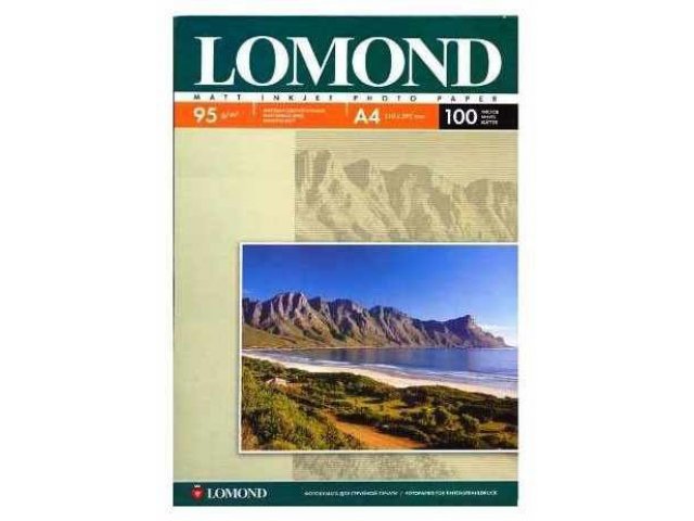 Фотобумага LOMOND матовая односторонняя А3 95 г/кв.м. 100 листов (0102129) Фотобумага LOMOND матовая односторонняя А3 95 г/кв.м. 100 листов (0102129)