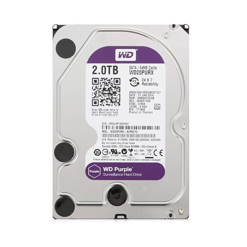 Жесткий диск Western Digital 2Tb Purple (WD20PURZ) Жесткий диск Western Digital 2Tb Purple (WD20PURZ)