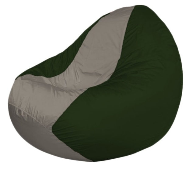 Бескаркасное кресло Flagman Classic К2.1-127 (серый/темно-оливковый) Бескаркасное кресло Flagman Classic К2.1-127 (серый/темно-оливковый)
