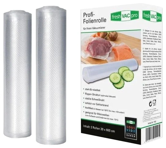 Рулоны вакуумной пленки Ellrona FreshVACpro 30x600 Рулоны вакуумной пленки Ellrona FreshVACpro 30x600