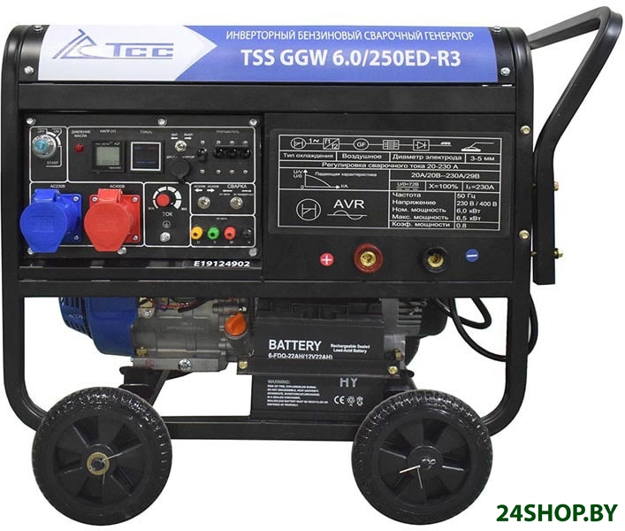 Бензиновый генератор ТСС GGW 6.0/250ED-R3 Бензиновый генератор ТСС GGW 6.0/250ED-R3
