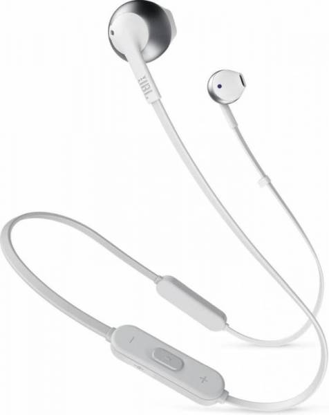 Наушники с микрофоном JBL Tune 205BT (серебристый) Наушники с микрофоном JBL Tune 205BT (серебристый)