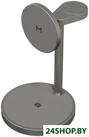Беспроводное зарядное Magssory Base Pro Wireless Qi2 WCH012t (титановый) Беспроводное зарядное Magssory Base Pro Wireless Qi2 WCH012t (титановый)
