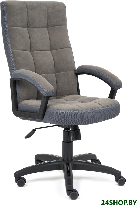 Кресло TetChair Trendy (флок/ткань, серый) Кресло TetChair Trendy (флок/ткань, серый)