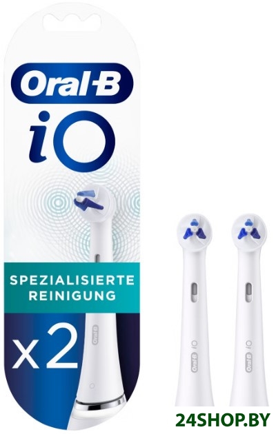 Сменная насадка Oral-B iO Specialized Clean (2 шт, белый) Сменная насадка Oral-B iO Specialized Clean (2 шт, белый)