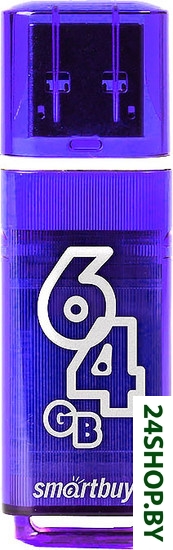 Флеш-память SmartBuy Glossy Dark Blue 64GB (SB64GBGS-DB) Флеш-память SmartBuy Glossy Dark Blue 64GB (SB64GBGS-DB)