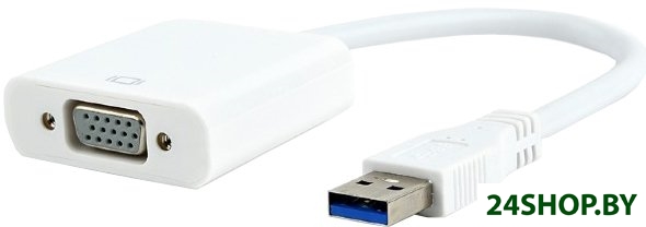 Адаптер Cablexpert AB-U3M-VGAF-01-W Адаптер Cablexpert AB-U3M-VGAF-01-W