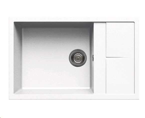 Кухонная мойка Elleci Unico 310 White K96 Кухонная мойка Elleci Unico 310 White K96