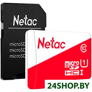 Карта памяти Netac microSDXC NT02P500ECO-128G-R Карта памяти Netac microSDXC NT02P500ECO-128G-R