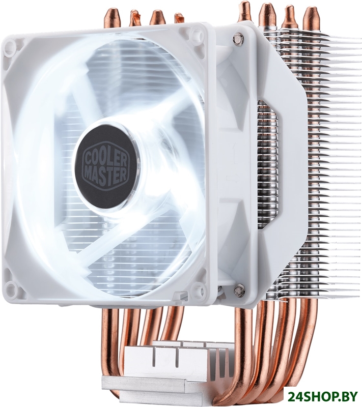 Кулер для процессора Cooler Master Hyper H410R White Edition RR-H41W-20PW-R1 Кулер для процессора Cooler Master Hyper H410R White Edition RR-H41W-20PW-R1