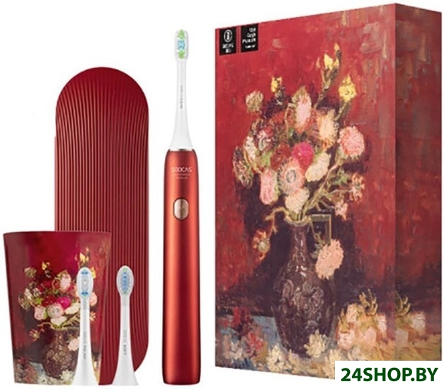 Электрическая зубная щетка Soocas X3U Van Gogh Museum Design (красный) Электрическая зубная щетка Soocas X3U Van Gogh Museum Design (красный)