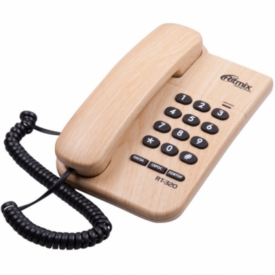 Проводной телефон Ritmix RT-320 Light wood Проводной телефон Ritmix RT-320 Light wood