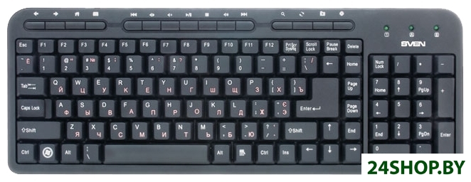 Клавиатура SVEN Standard 309M Black Клавиатура SVEN Standard 309M Black