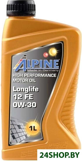 Моторное масло Alpine Longlife 12 FE 0W-30 1л Моторное масло Alpine Longlife 12 FE 0W-30 1л