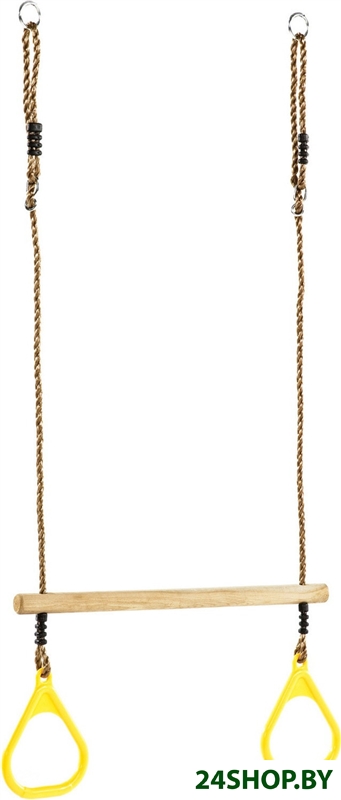 Кольца KBT Ring Trapeze with Plastic Rings PP10 (желтый) Кольца KBT Ring Trapeze with Plastic Rings PP10 (желтый)