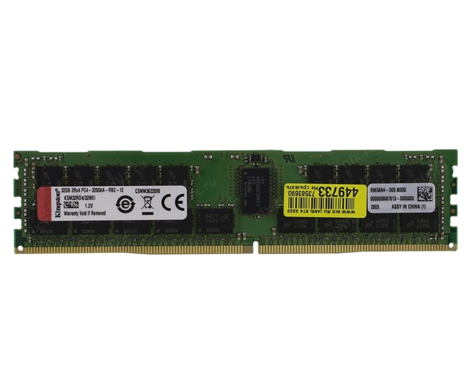 Оперативная память Kingston 32GB DDR4 PC4-25600 KSM32RD4/32MEI Оперативная память Kingston 32GB DDR4 PC4-25600 KSM32RD4/32MEI