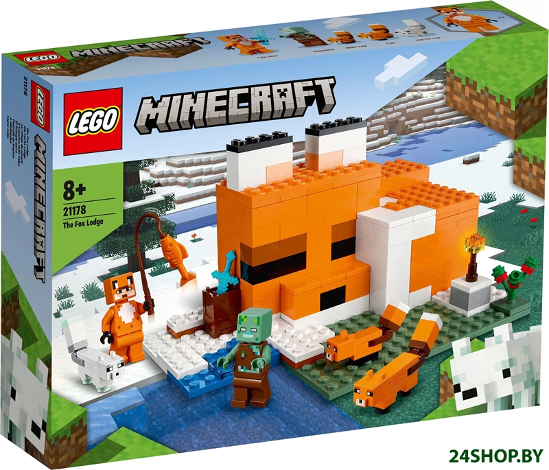 Конструктор LEGO Minecraft 21178 Лисья хижина Конструктор LEGO Minecraft 21178 Лисья хижина