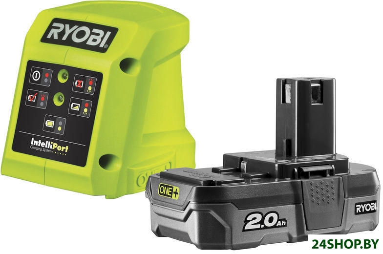 Аккумулятор с зарядным устройством Ryobi RC18115-120VSE 5133004897 (18В/2 Ah + 18В) Аккумулятор с зарядным устройством Ryobi RC18115-120VSE 5133004897 (18В/2 Ah + 18В)