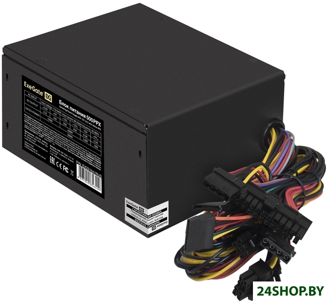 Блок питания ExeGate 500PPX EX221641RUS Блок питания ExeGate 500PPX EX221641RUS