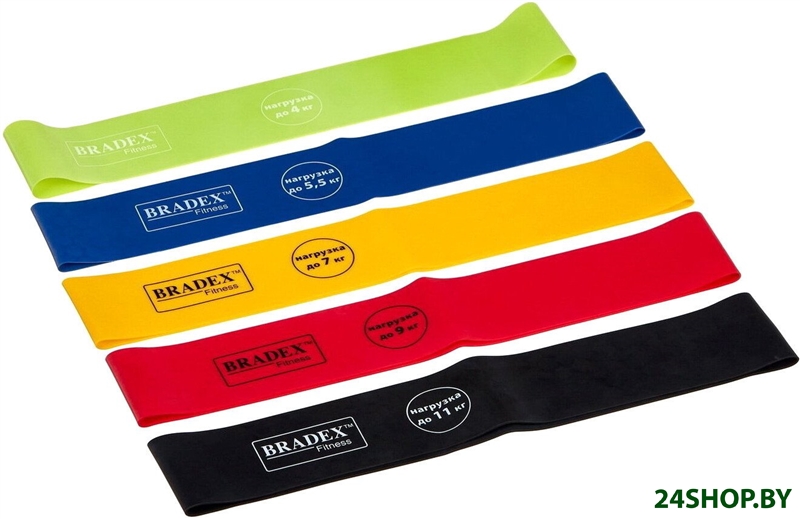 Набор фитнес резинок Bradex SF 0673 Набор фитнес резинок Bradex SF 0673