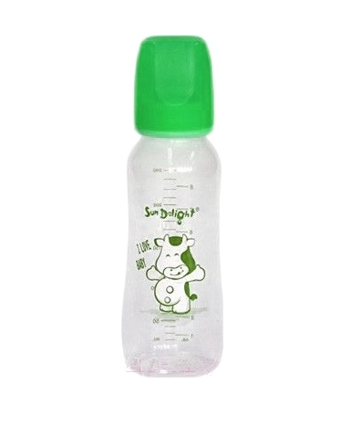 Бутылочка для кормления Sun Delight 31255 (240 мл) (зеленая) Бутылочка для кормления Sun Delight 31255 (240 мл) (зеленая)
