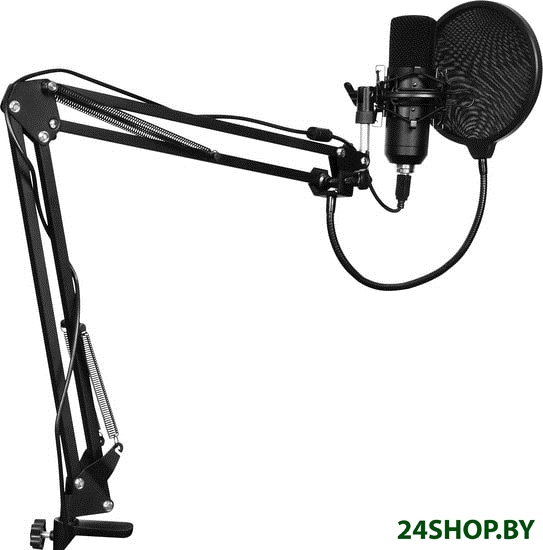 Микрофон проводной SunWind SW-SM400G (чёрный) Микрофон проводной SunWind SW-SM400G (чёрный)