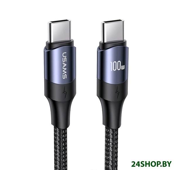Кабель Usams US-SJ524 1.2м (SJ524USB01) (черный) Кабель Usams US-SJ524 1.2м (SJ524USB01) (черный)