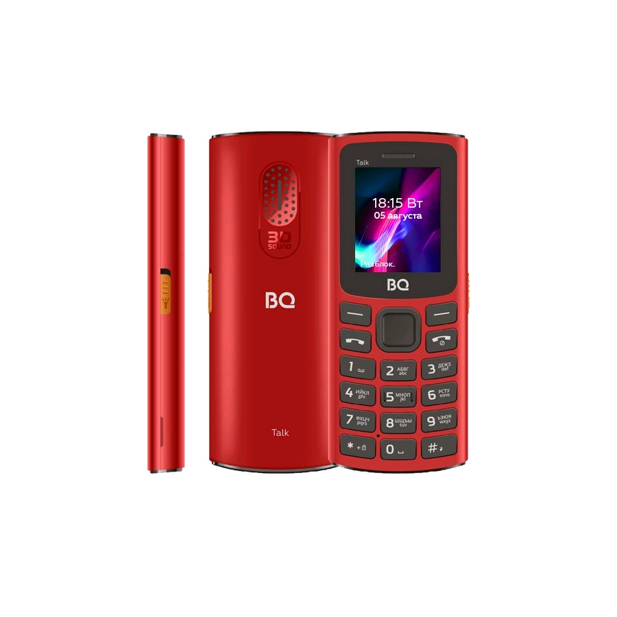 Кнопочный телефон BQ-Mobile BQ-1862 Talk (красный) Кнопочный телефон BQ-Mobile BQ-1862 Talk (красный)