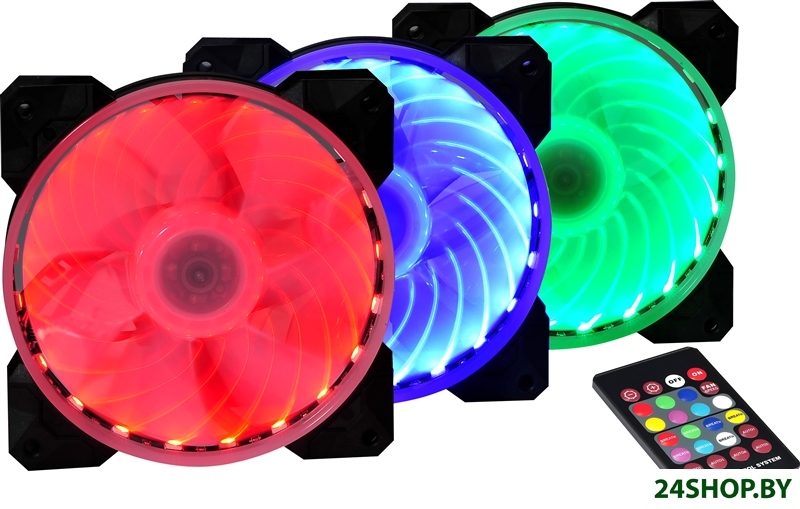 Кулер для корпуса Spire Magic Lantern X2-12025S1L6-RGB-LED Кулер для корпуса Spire Magic Lantern X2-12025S1L6-RGB-LED