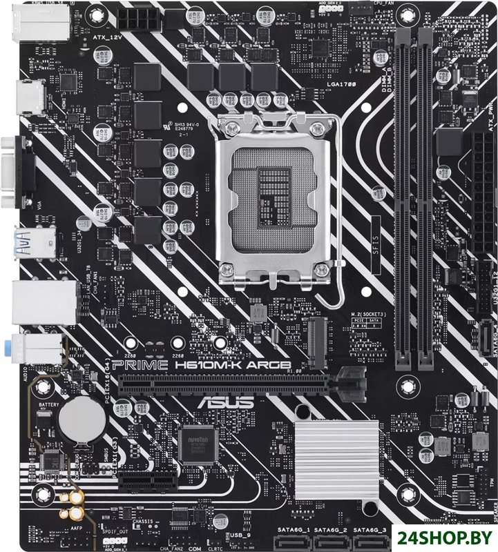 Материнская плата ASUS Prime H610M-K ARGB Материнская плата ASUS Prime H610M-K ARGB