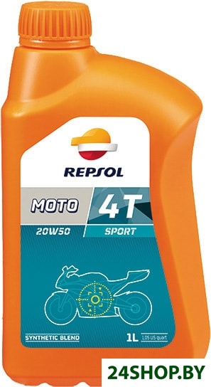 Моторное масло Repsol Moto Sport 4T 20W-50 1л Моторное масло Repsol Moto Sport 4T 20W-50 1л